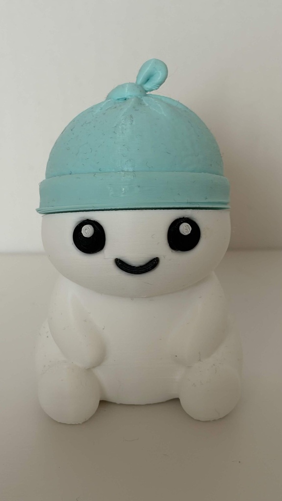 Petite figurine décorative – Bonnet turquoise